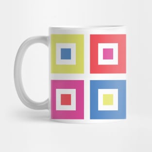 FRIENDS Phoebe cute tank w/colorfol geometric squares Mug